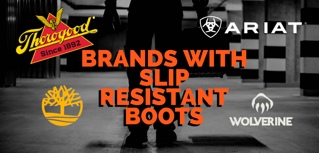 Brnads with slip resistant boots