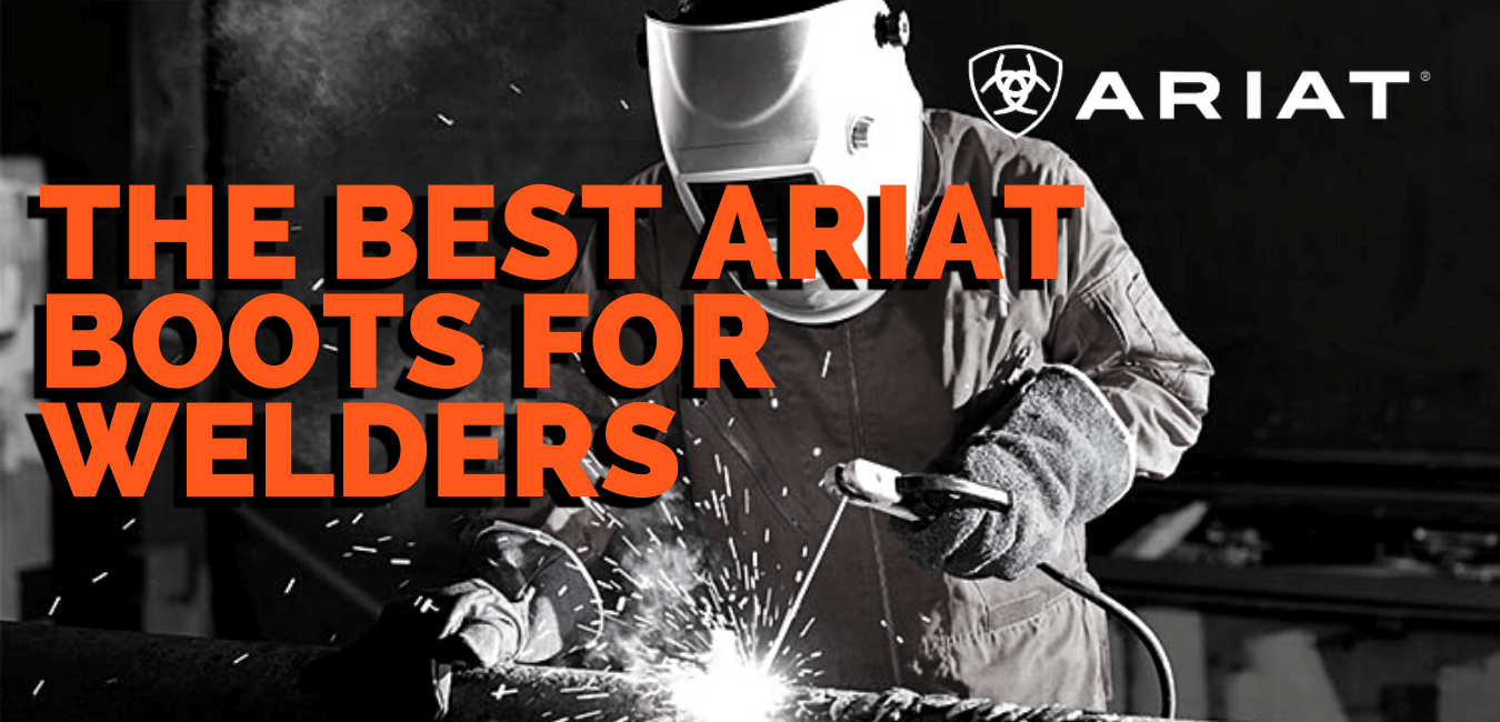 Ariat Work Boots Cover Photo with welder