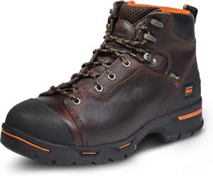 Timberland PRO Men's Endurance 6 Inch Steel Safety Toe Puncture Resistant Work Boot